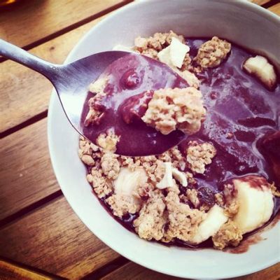   Acai na Tigela: Smaka Den Råa Krämigheten av Amazonas i en Fruktig och Uppfriskande Bowl!