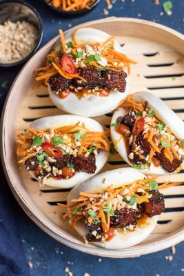  Gua Bao med Sält Kryddning och Röda Paprikaflaggor: Finns det en Bättre Kombinaton av Textur och Färg?